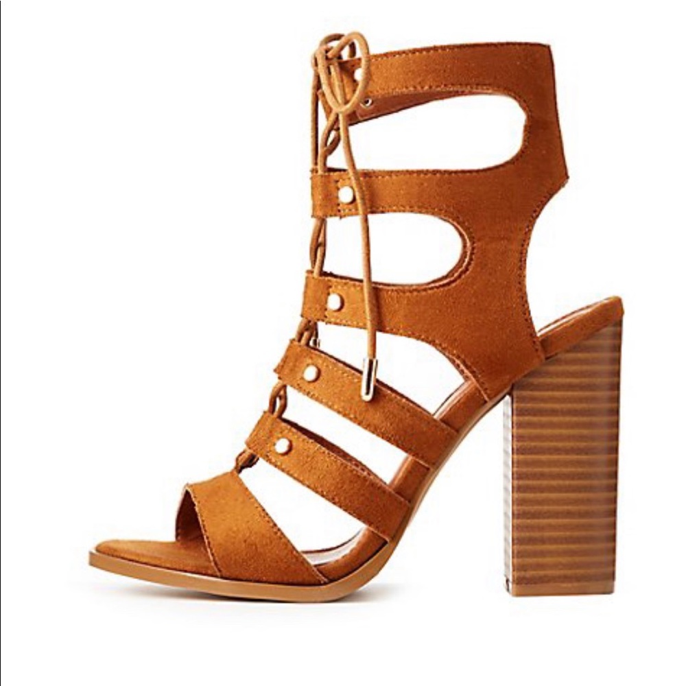 Lace up sandals. Only worn a few times